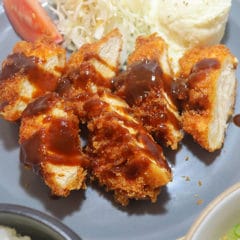 ソースチキンカツセット