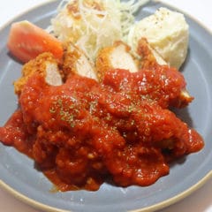 トマトソースチキンカツセット